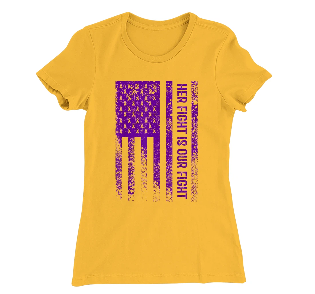 Womens Her Fight Is Our Fight Lupus Awareness T-Shirt, Kid T-Shirt and Women T-Shirt