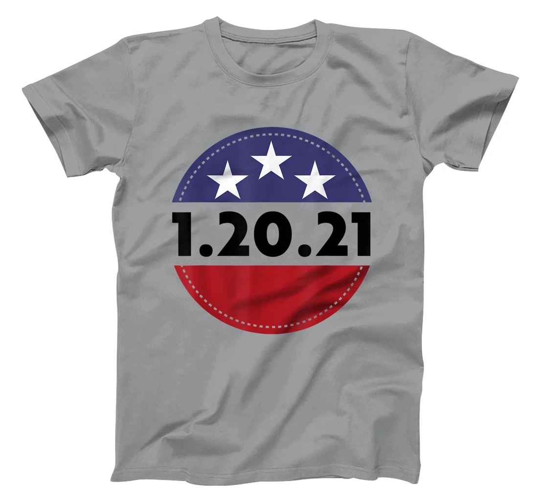 Womens Biden Harris Inauguration Day USA Flag Circle 1.20.21 T-Shirt, Women T-Shirt