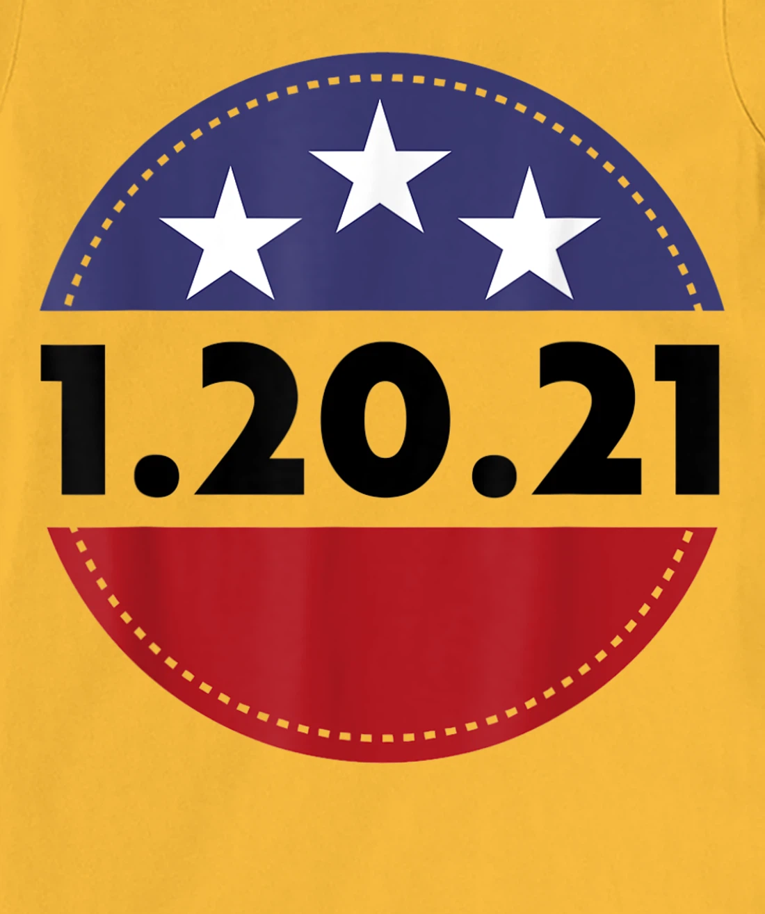 Womens Biden Harris Inauguration Day USA Flag Circle 1.20.21 T-Shirt, Women T-Shirt
