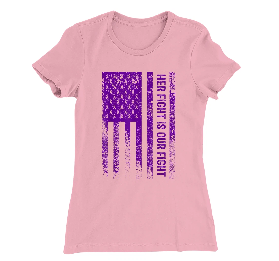Womens Her Fight Is Our Fight Lupus Awareness T-Shirt, Kid T-Shirt and Women T-Shirt