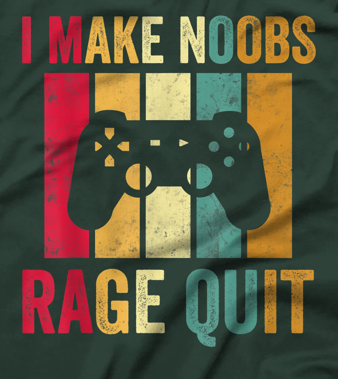 Vintage Gamer Shirt I Make Noobs Rage Quit Gaming Men Boys T-Shirt, Kid T-Shirt and Women T-Shirt