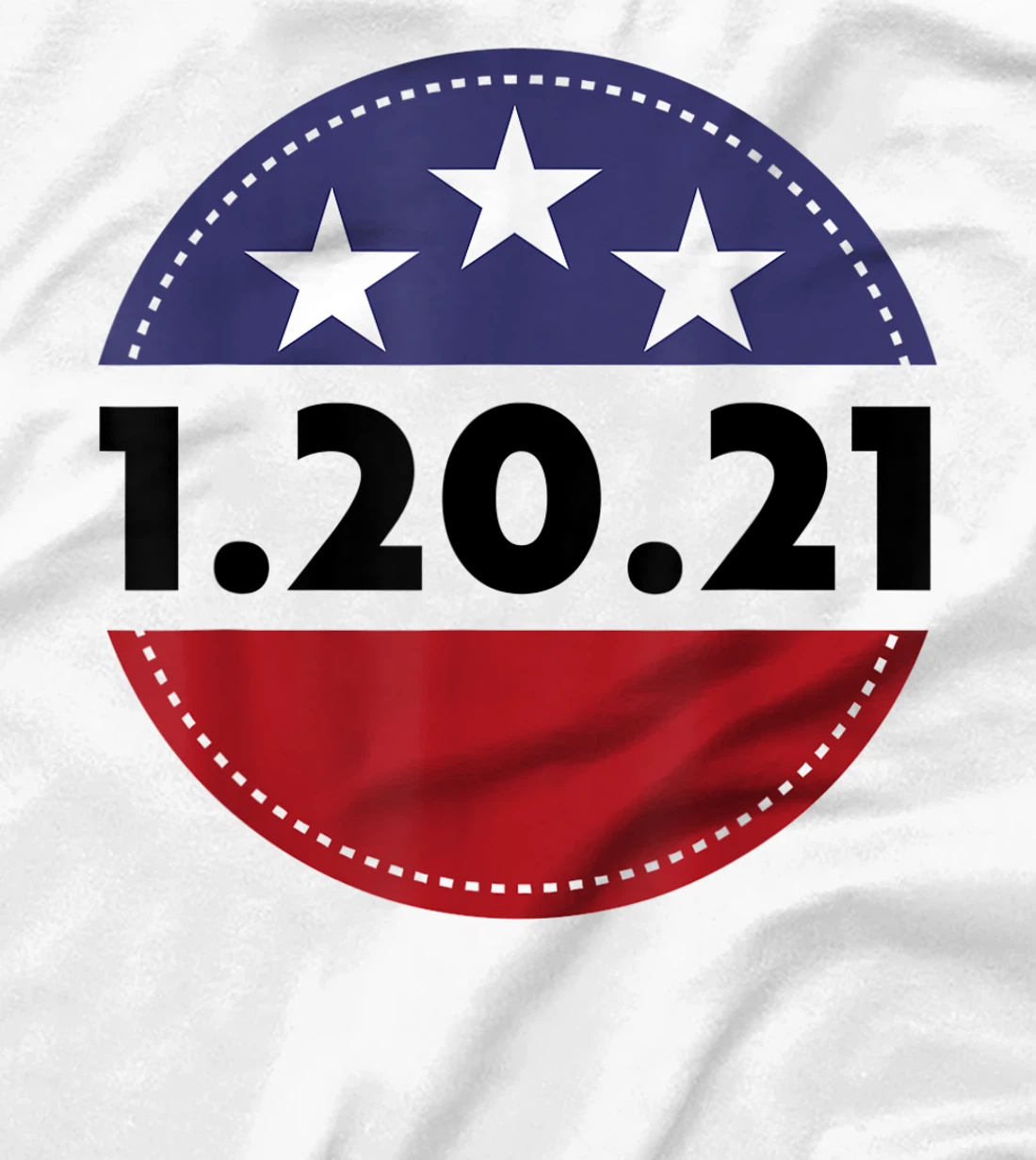 Womens Biden Harris Inauguration Day USA Flag Circle 1.20.21 T-Shirt, Women T-Shirt