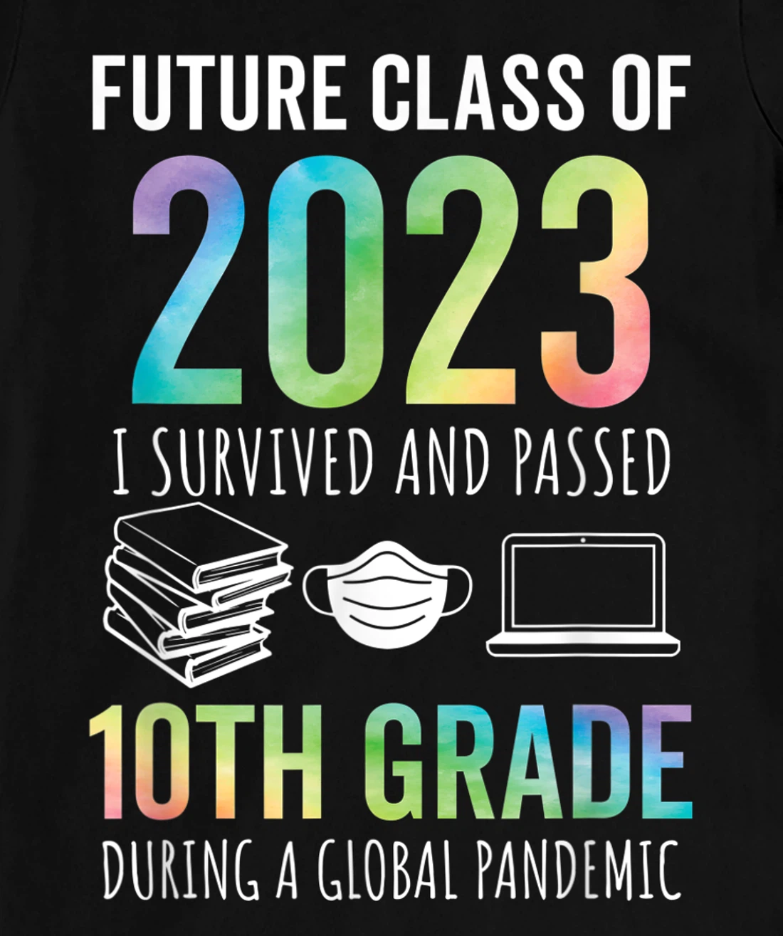 Future Class of 2023 10th Grade Graduation 2021 T-Shirt, Kid T-Shirt and Women T-Shirt