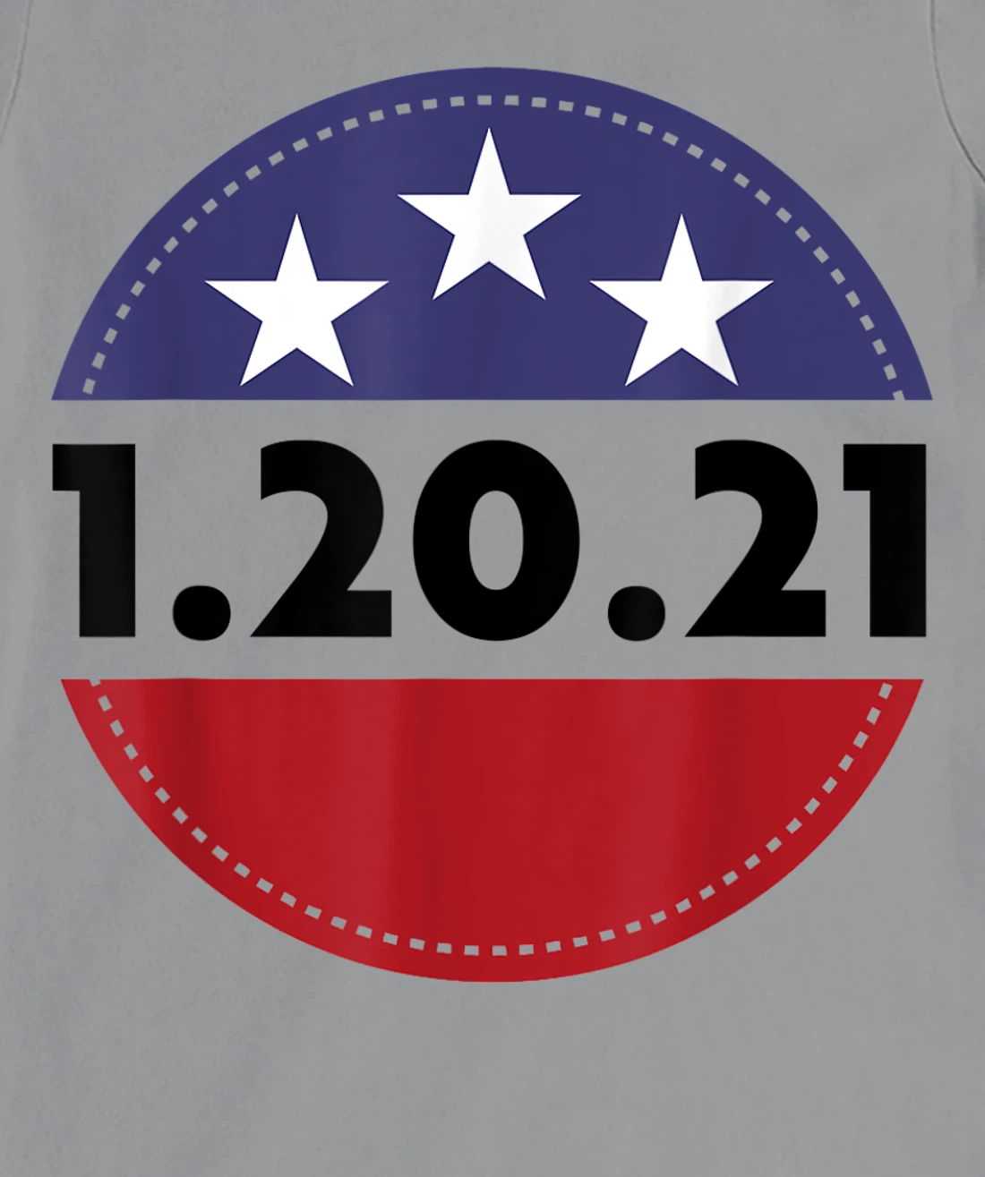 Womens Biden Harris Inauguration Day USA Flag Circle 1.20.21 T-Shirt, Women T-Shirt