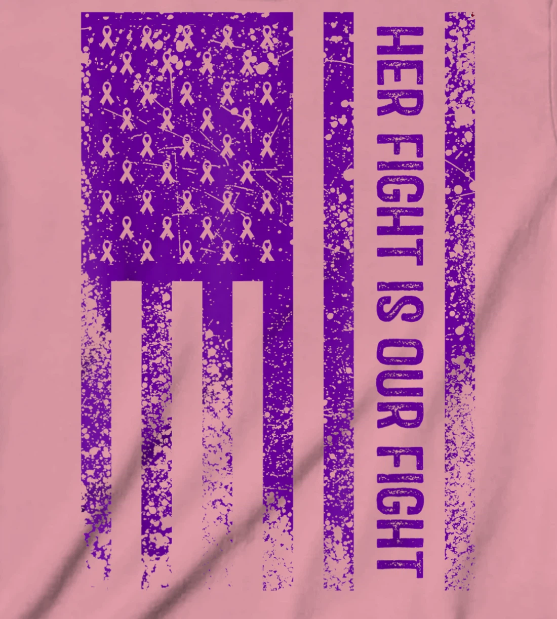 Womens Her Fight Is Our Fight Lupus Awareness T-Shirt, Kid T-Shirt and Women T-Shirt