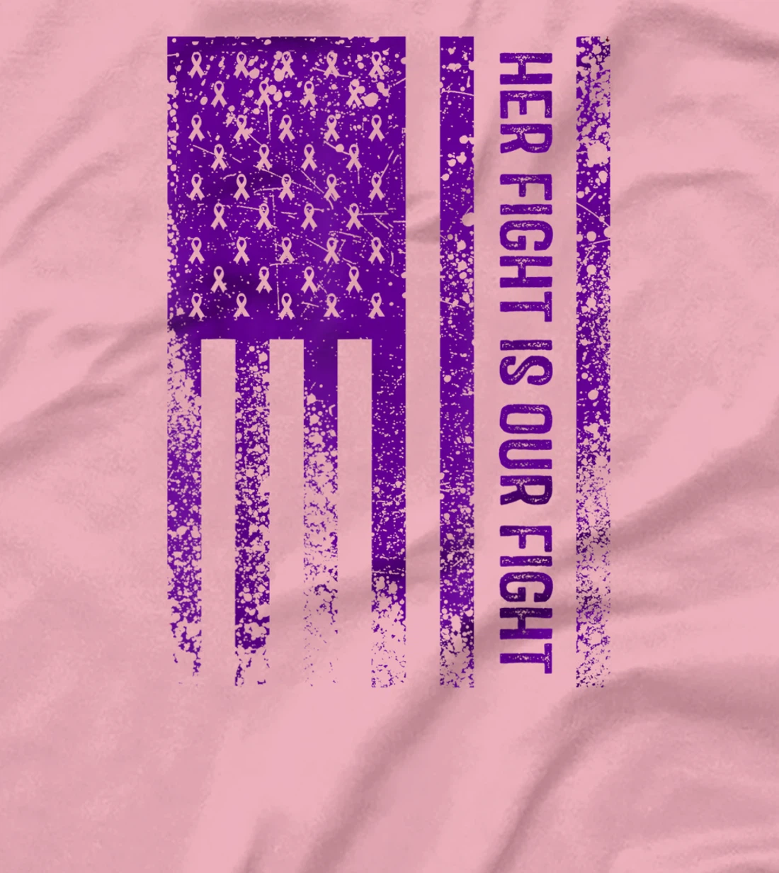 Womens Her Fight Is Our Fight Lupus Awareness T-Shirt, Kid T-Shirt and Women T-Shirt