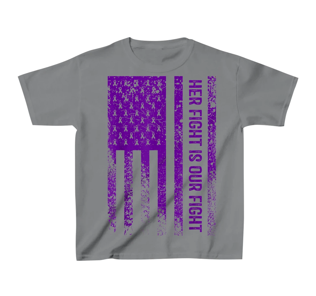 Womens Her Fight Is Our Fight Lupus Awareness T-Shirt, Kid T-Shirt and Women T-Shirt