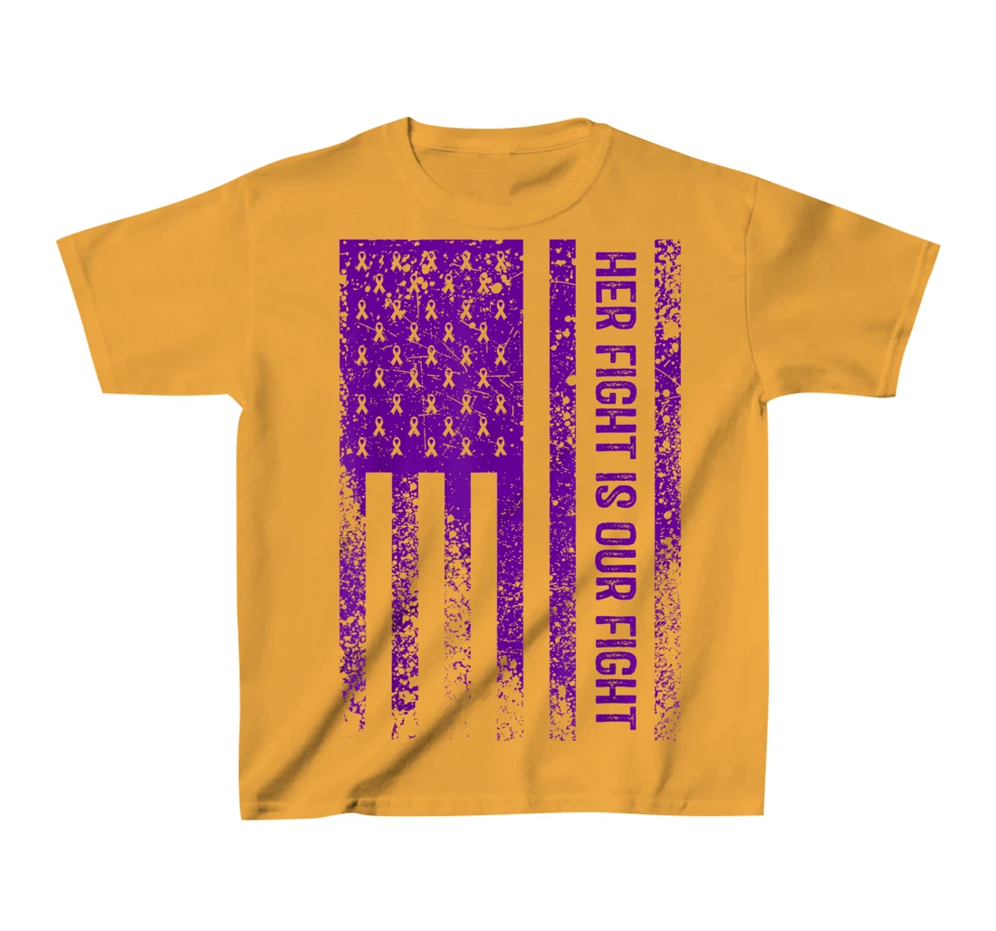 Womens Her Fight Is Our Fight Lupus Awareness T-Shirt, Kid T-Shirt and Women T-Shirt