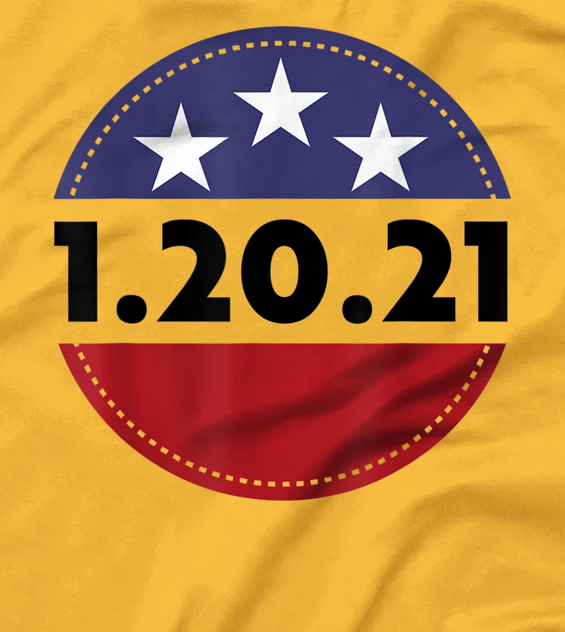 Womens Biden Harris Inauguration Day USA Flag Circle 1.20.21 T-Shirt, Women T-Shirt