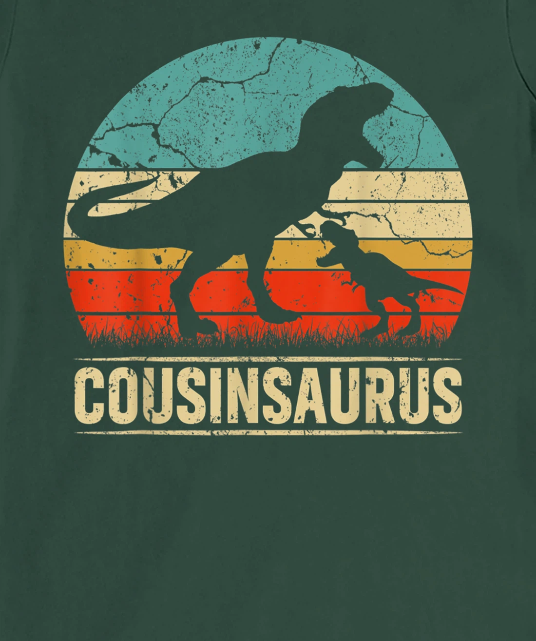 Cousinsaurus T Rex Dinosaur Cousin Saurus Family Matching T-Shirt, Kid T-Shirt and Women T-Shirt