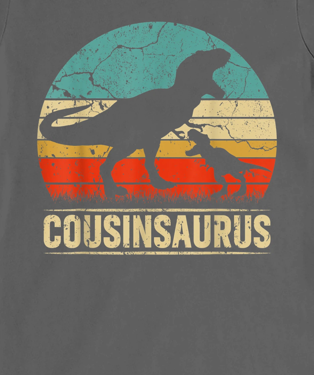 Cousinsaurus T Rex Dinosaur Cousin Saurus Family Matching T-Shirt, Kid T-Shirt and Women T-Shirt