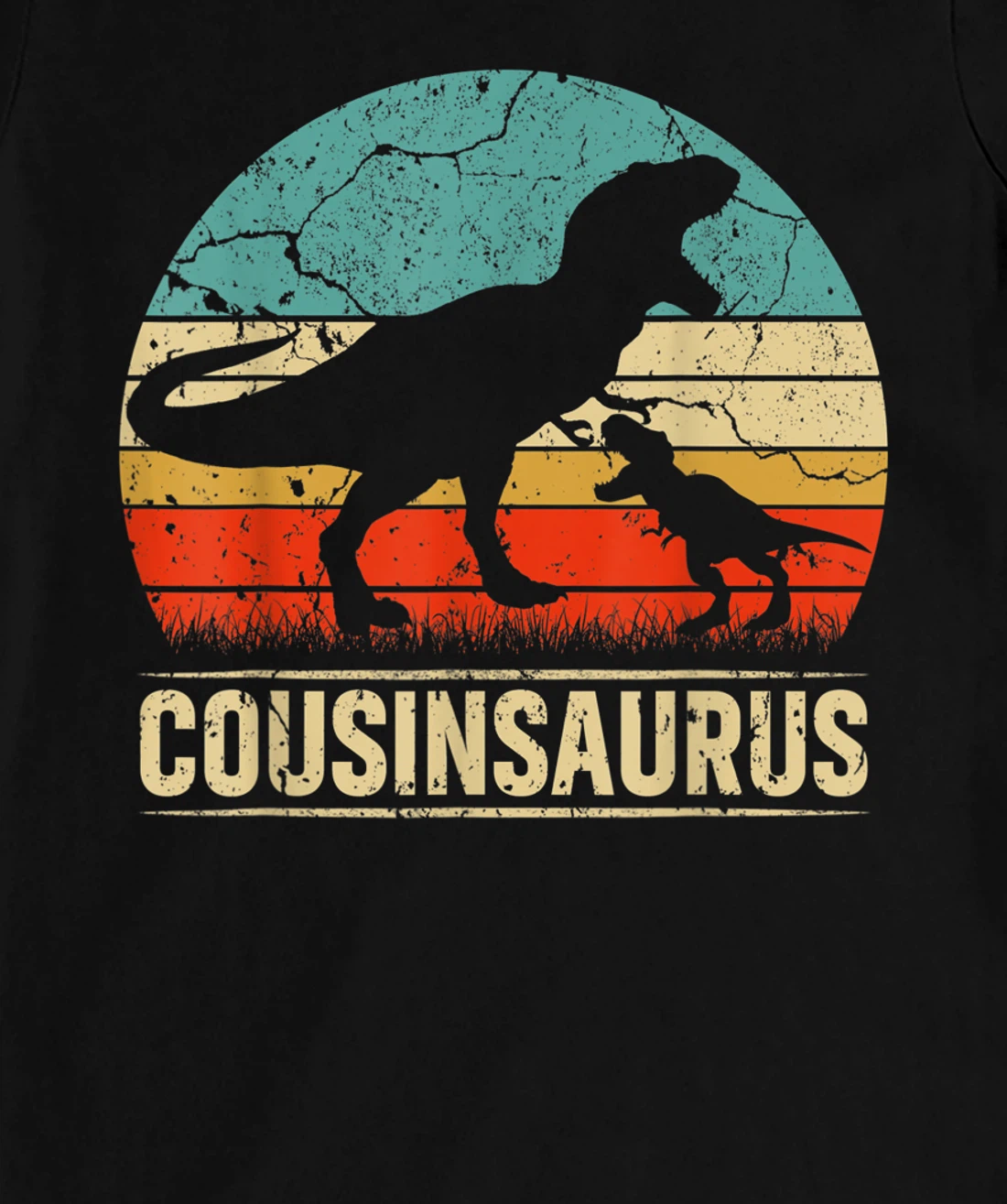 Cousinsaurus T Rex Dinosaur Cousin Saurus Family Matching T-Shirt, Kid T-Shirt and Women T-Shirt