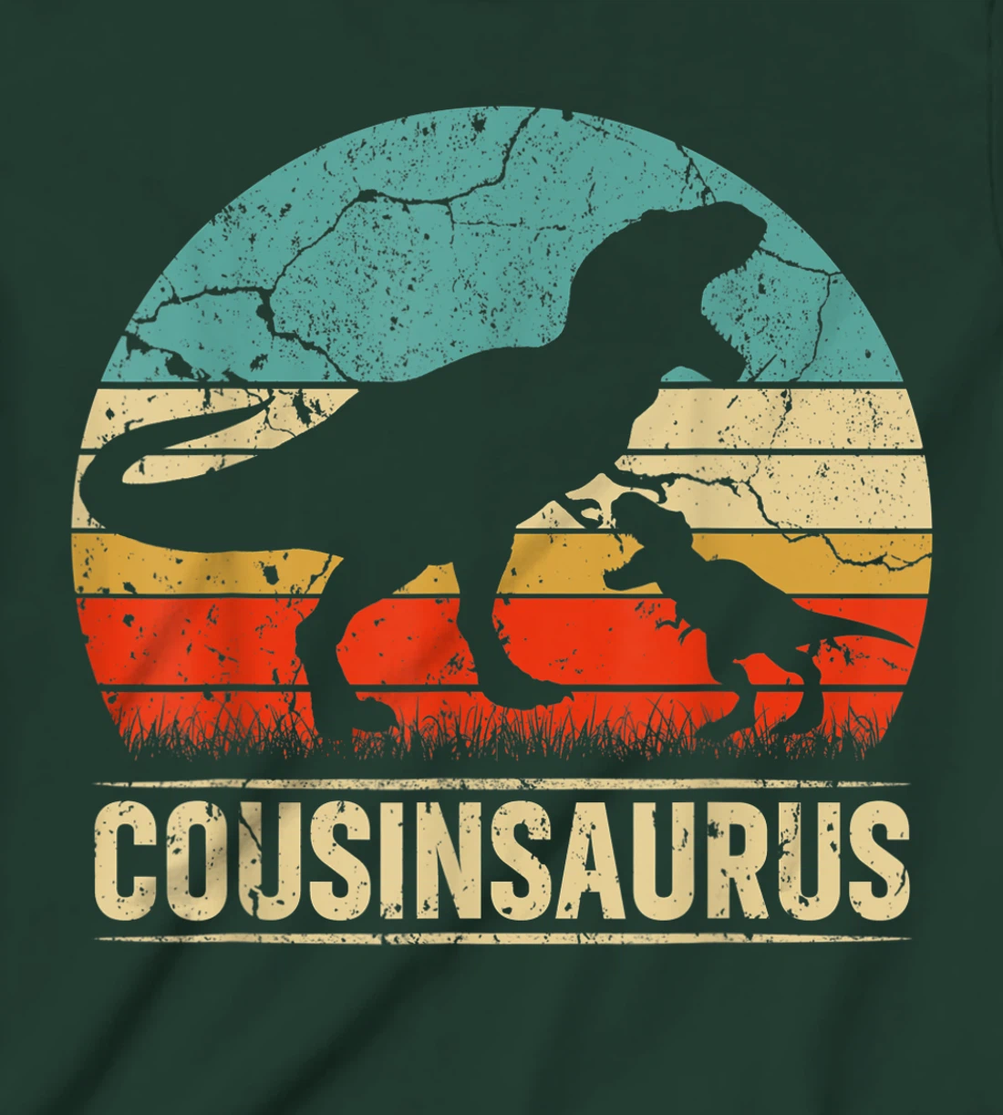 Cousinsaurus T Rex Dinosaur Cousin Saurus Family Matching T-Shirt, Kid T-Shirt and Women T-Shirt