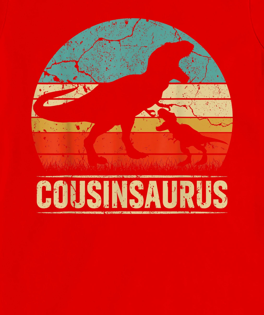 Cousinsaurus T Rex Dinosaur Cousin Saurus Family Matching T-Shirt, Kid T-Shirt and Women T-Shirt