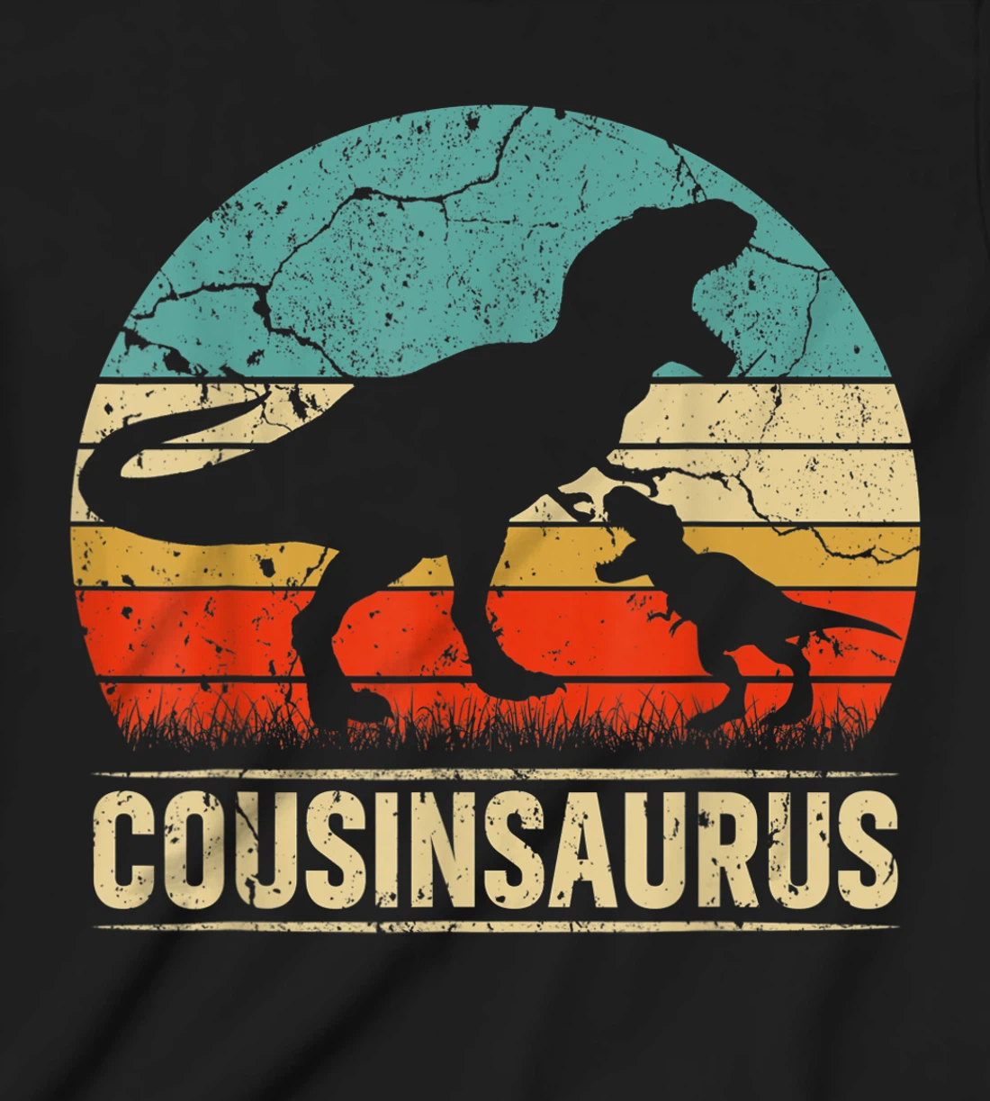 Cousinsaurus T Rex Dinosaur Cousin Saurus Family Matching T-Shirt, Kid T-Shirt and Women T-Shirt