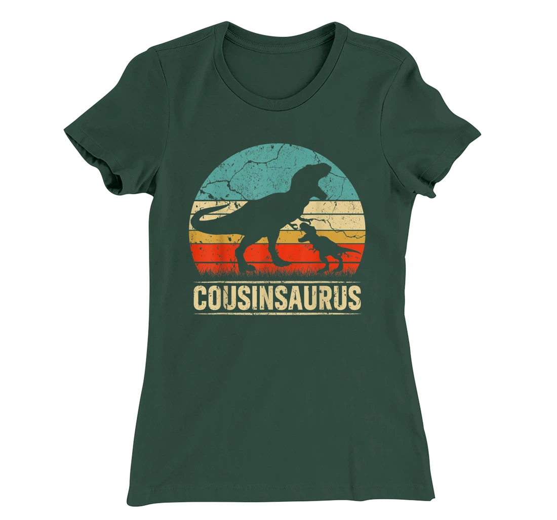 Cousinsaurus T Rex Dinosaur Cousin Saurus Family Matching T-Shirt, Kid T-Shirt and Women T-Shirt