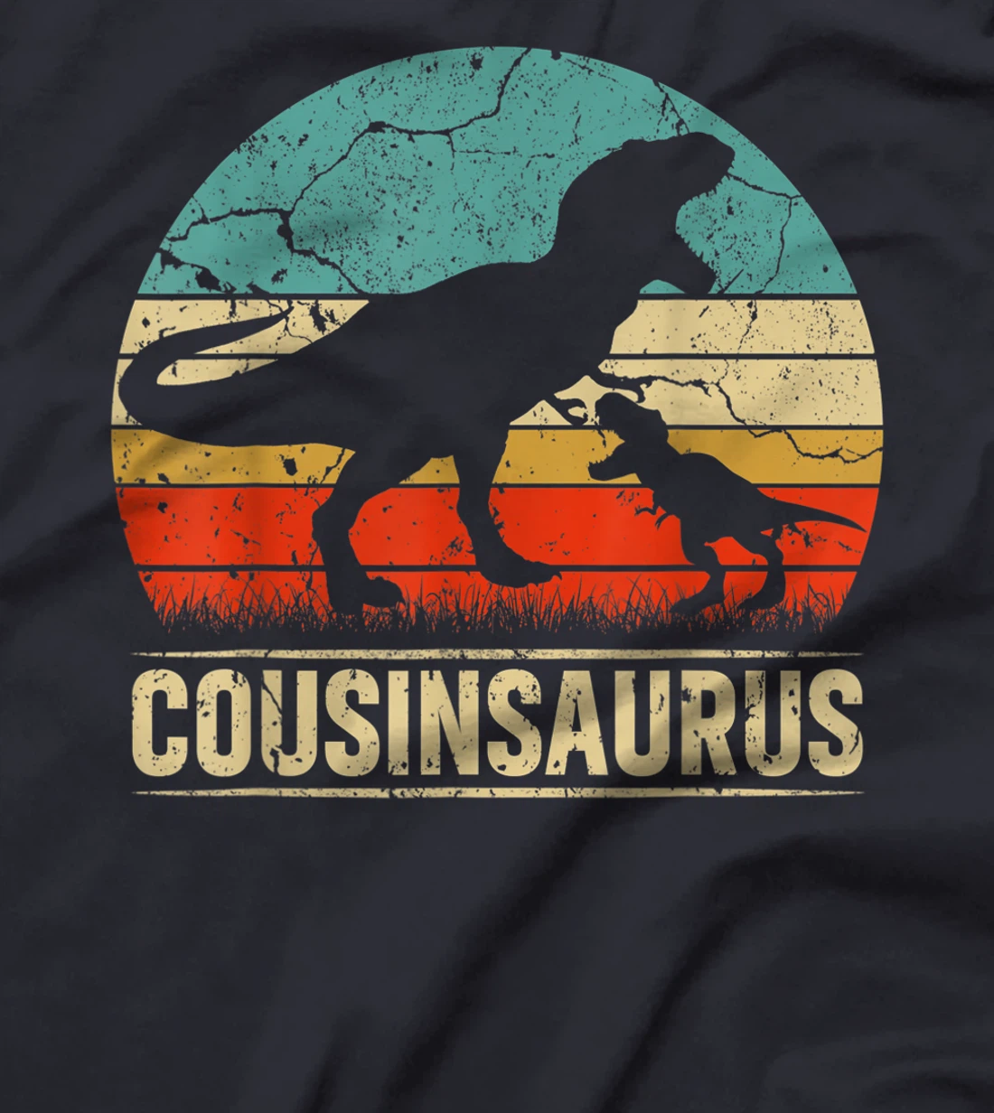 Cousinsaurus T Rex Dinosaur Cousin Saurus Family Matching T-Shirt, Kid T-Shirt and Women T-Shirt