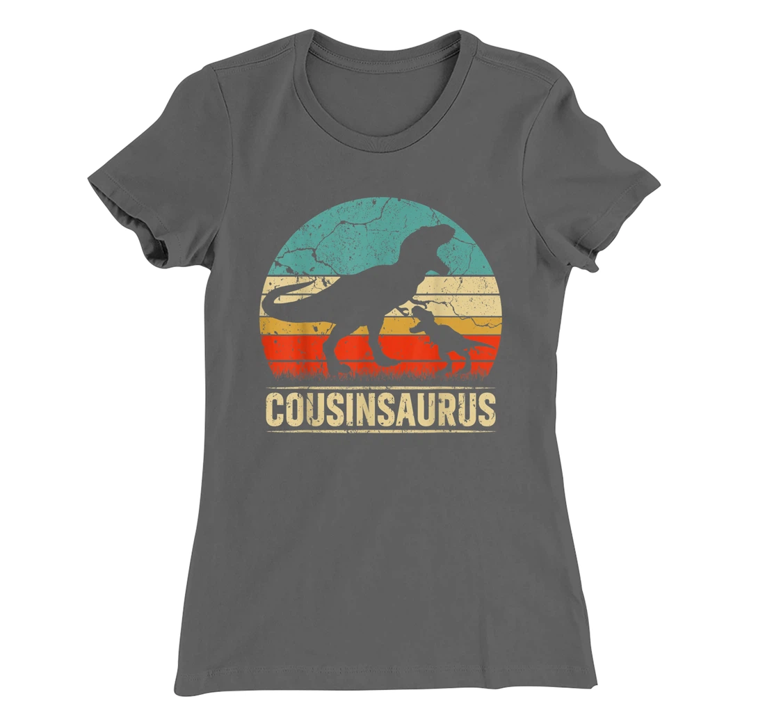 Cousinsaurus T Rex Dinosaur Cousin Saurus Family Matching T-Shirt, Kid T-Shirt and Women T-Shirt
