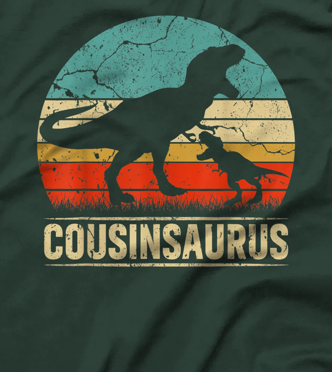 Cousinsaurus T Rex Dinosaur Cousin Saurus Family Matching T-Shirt, Kid T-Shirt and Women T-Shirt