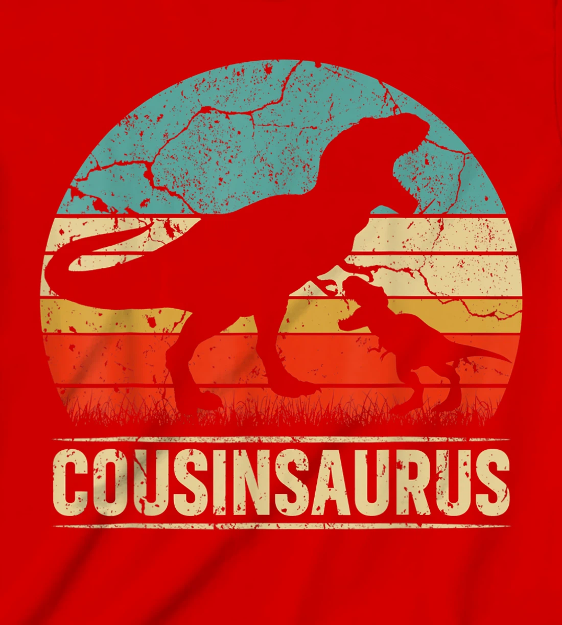 Cousinsaurus T Rex Dinosaur Cousin Saurus Family Matching T-Shirt, Kid T-Shirt and Women T-Shirt