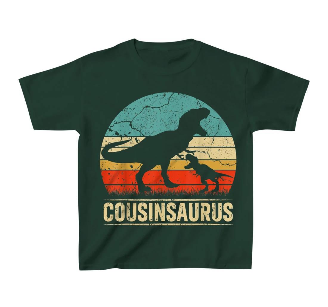 Cousinsaurus T Rex Dinosaur Cousin Saurus Family Matching T-Shirt, Kid T-Shirt and Women T-Shirt