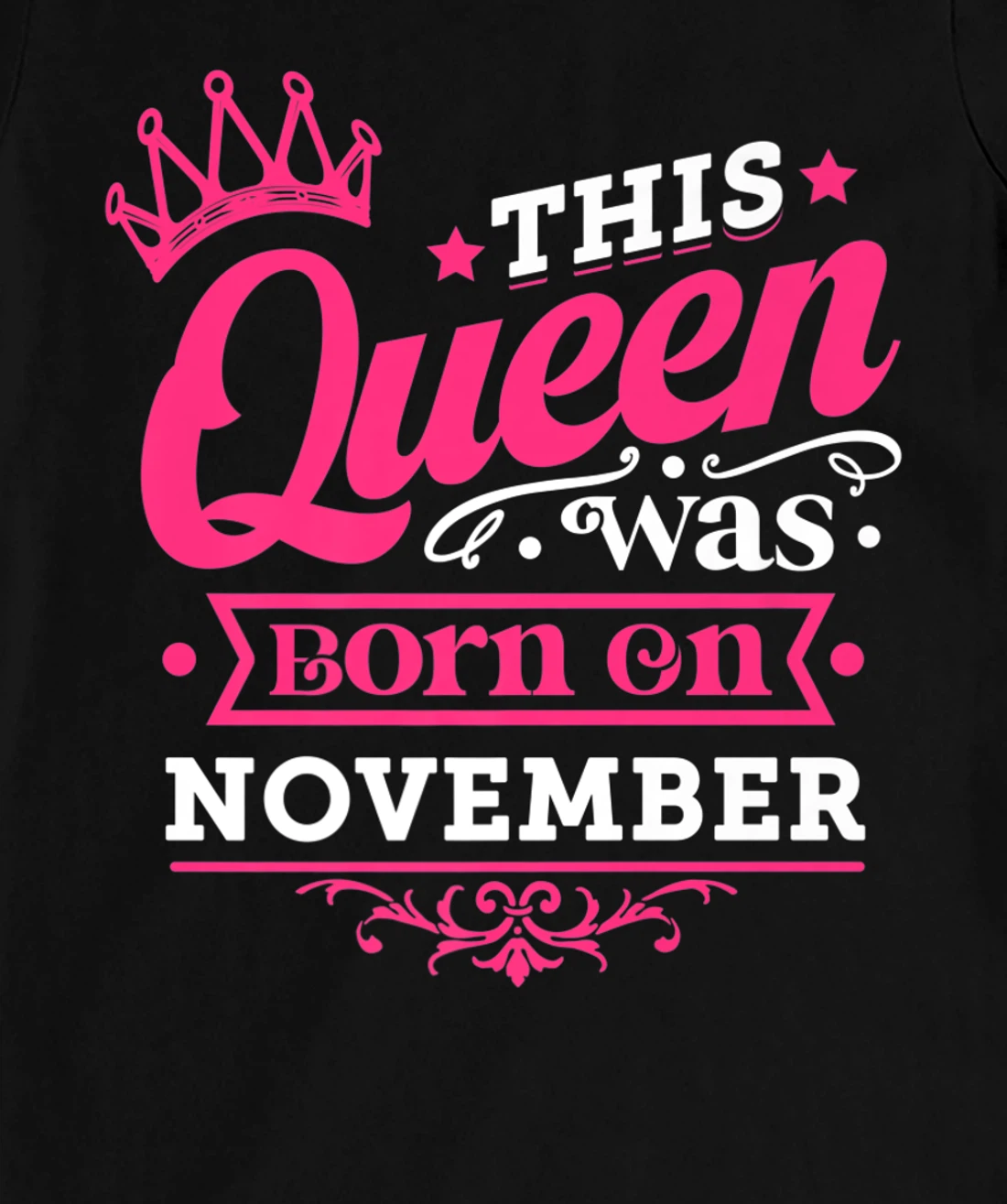 Enjoy Miss November Tee, This Queen Was Born On November T-Shirt, Kid T-Shirt and Women T-Shirt