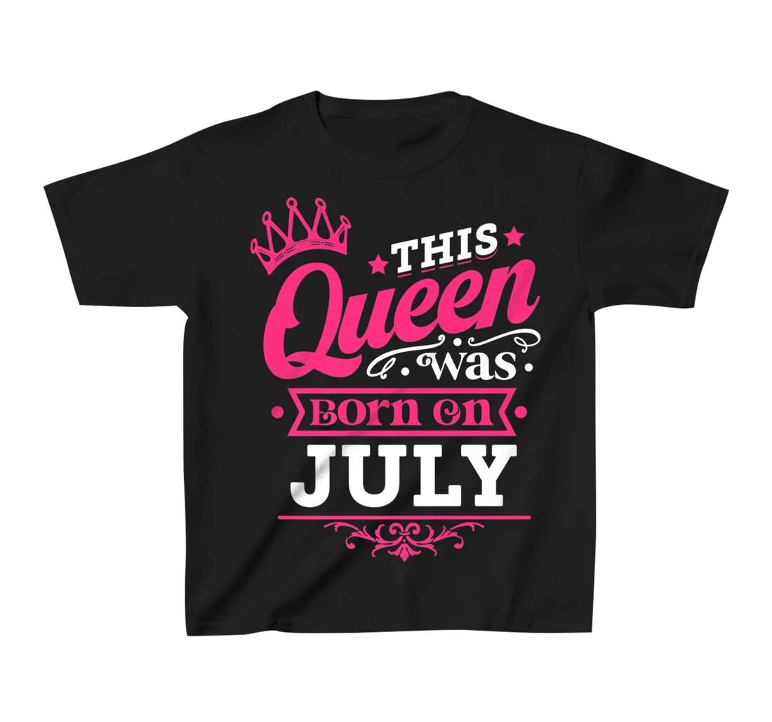 Wear Miss July Graphic Tee, This Queen Was Born On July T-Shirt, Kid T-Shirt and Women T-Shirt