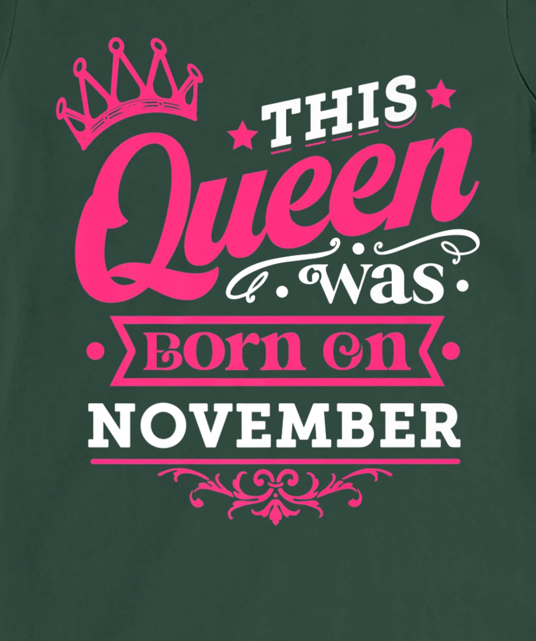 Enjoy Miss November Tee, This Queen Was Born On November T-Shirt, Kid T-Shirt and Women T-Shirt