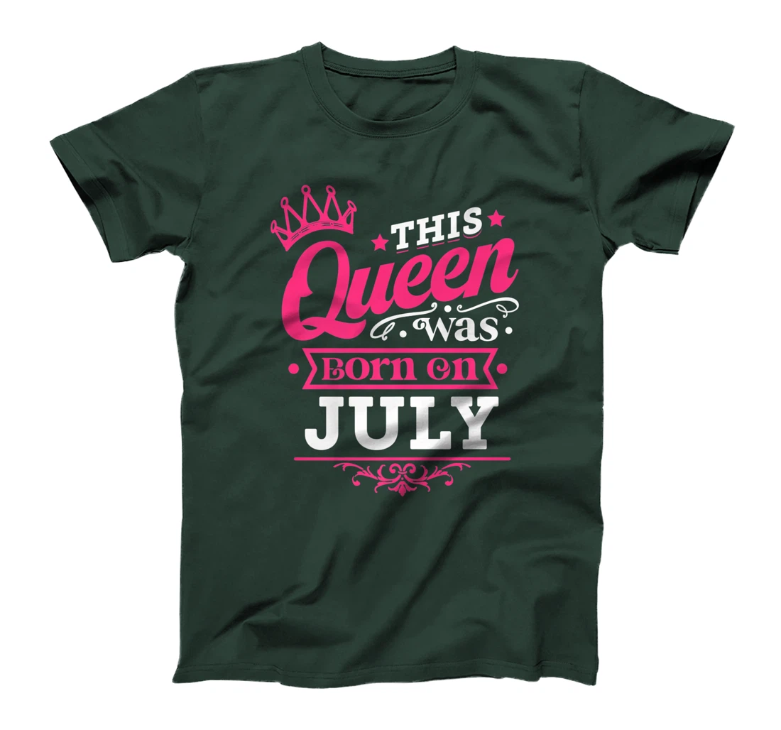 Wear Miss July Graphic Tee, This Queen Was Born On July T-Shirt, Kid T-Shirt and Women T-Shirt
