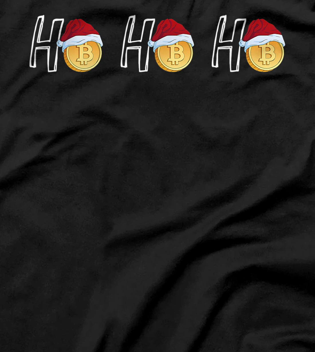 Crypto Lovers HoHoHo Santa Bitcoin Men Women T-Shirt, Kid T-Shirt and Women T-Shirt