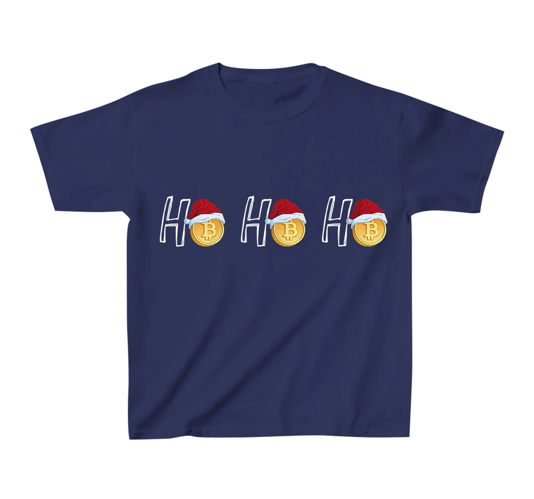Crypto Lovers HoHoHo Santa Bitcoin Men Women T-Shirt, Kid T-Shirt and Women T-Shirt