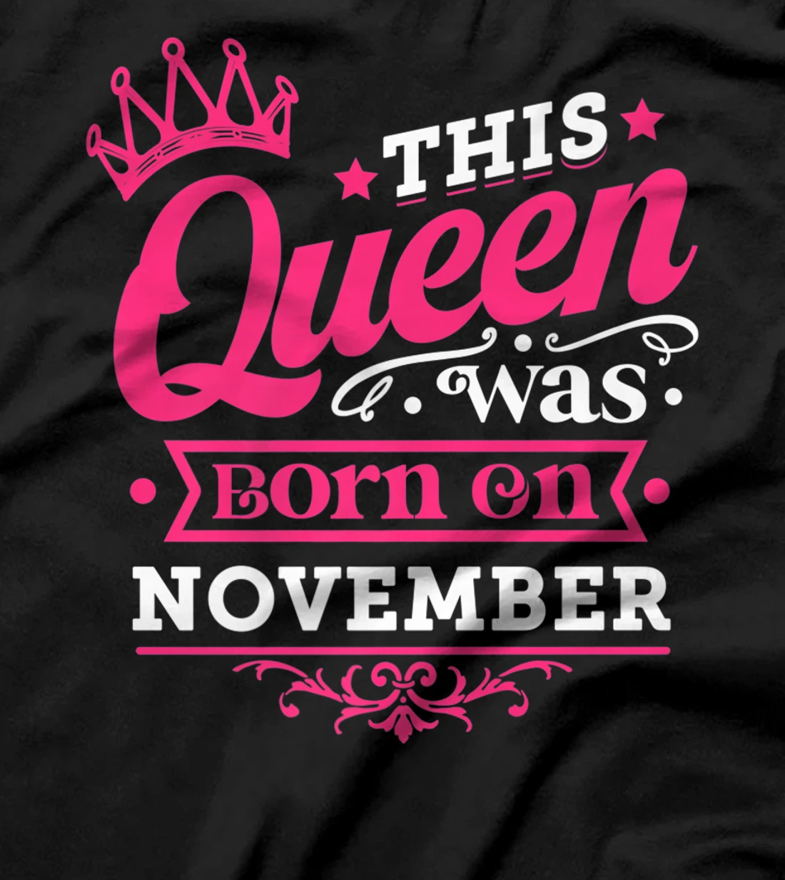 Enjoy Miss November Tee, This Queen Was Born On November T-Shirt, Kid T-Shirt and Women T-Shirt