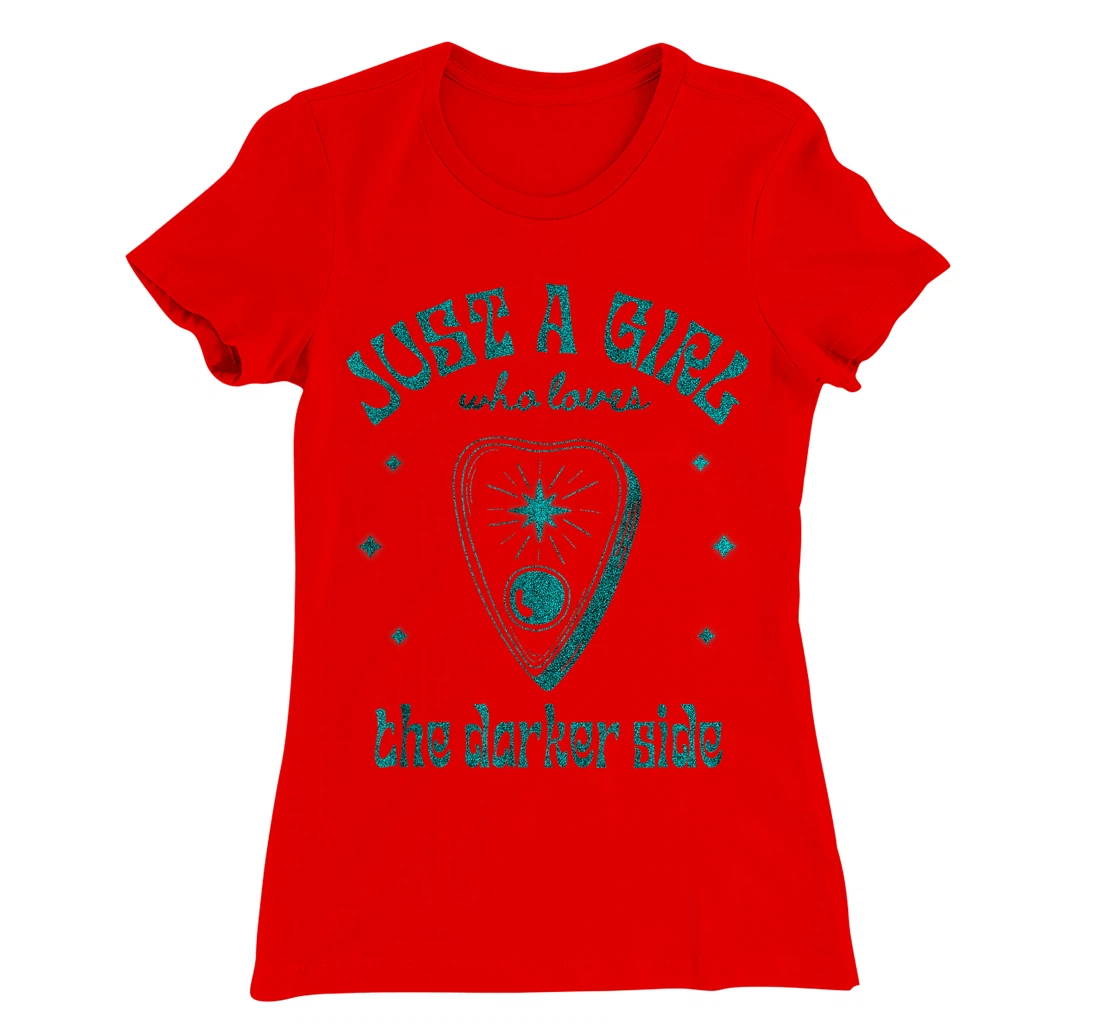 Just a Girl Who Loves The Darker Side, Goth, Wicca, Occult T-Shirt, Kid T-Shirt and Women T-Shirt