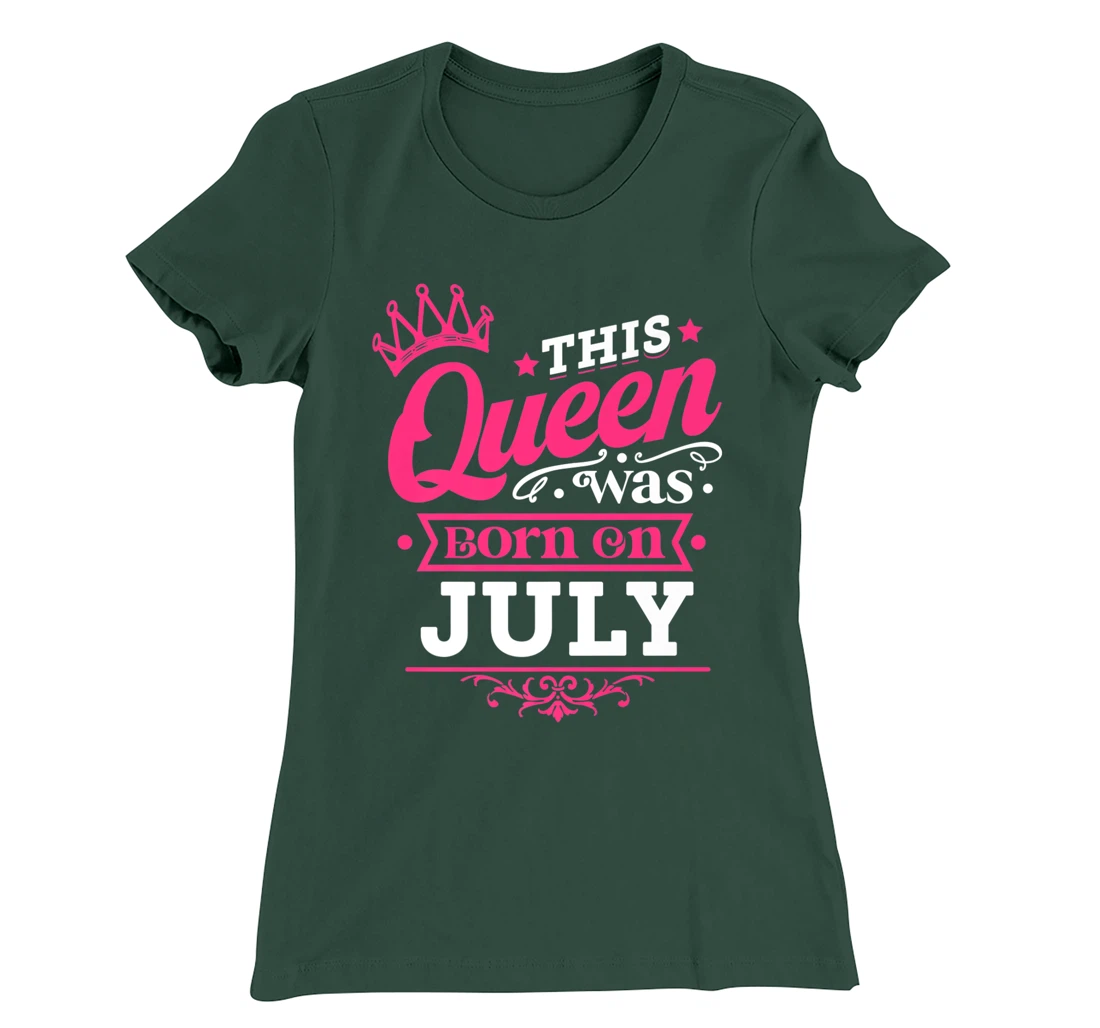 Wear Miss July Graphic Tee, This Queen Was Born On July T-Shirt, Kid T-Shirt and Women T-Shirt