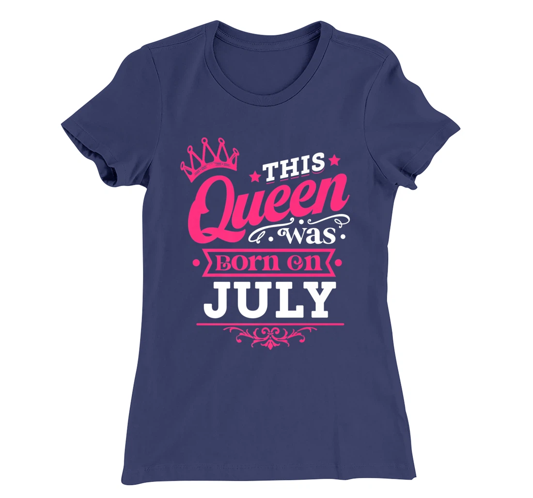 Wear Miss July Graphic Tee, This Queen Was Born On July T-Shirt, Kid T-Shirt and Women T-Shirt