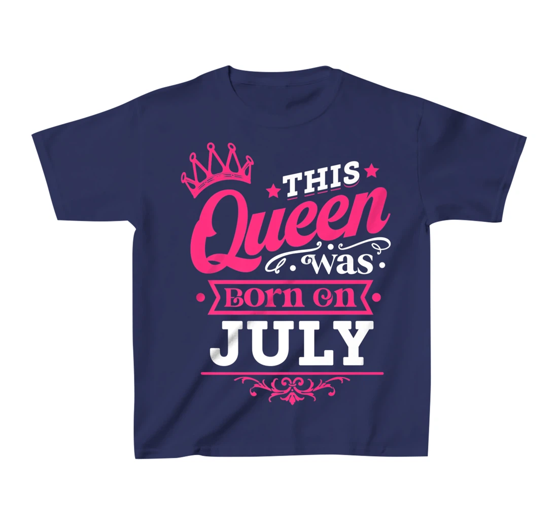 Wear Miss July Graphic Tee, This Queen Was Born On July T-Shirt, Kid T-Shirt and Women T-Shirt