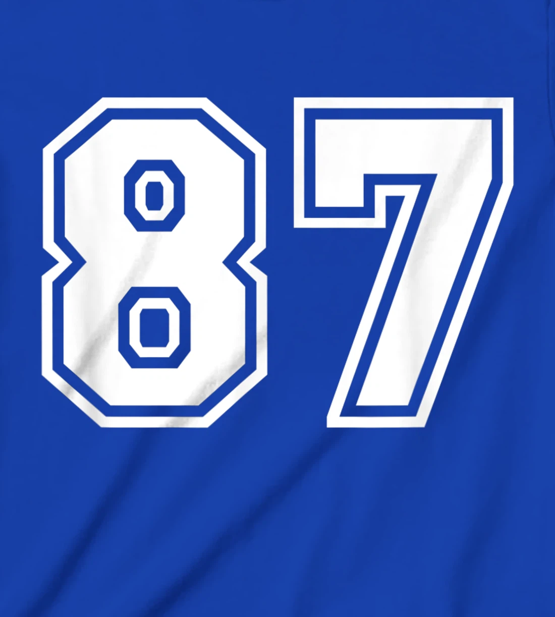 Number #87 Sports Jersey Lucky Favorite Number T-Shirt, Kid T-Shirt and Women T-Shirt