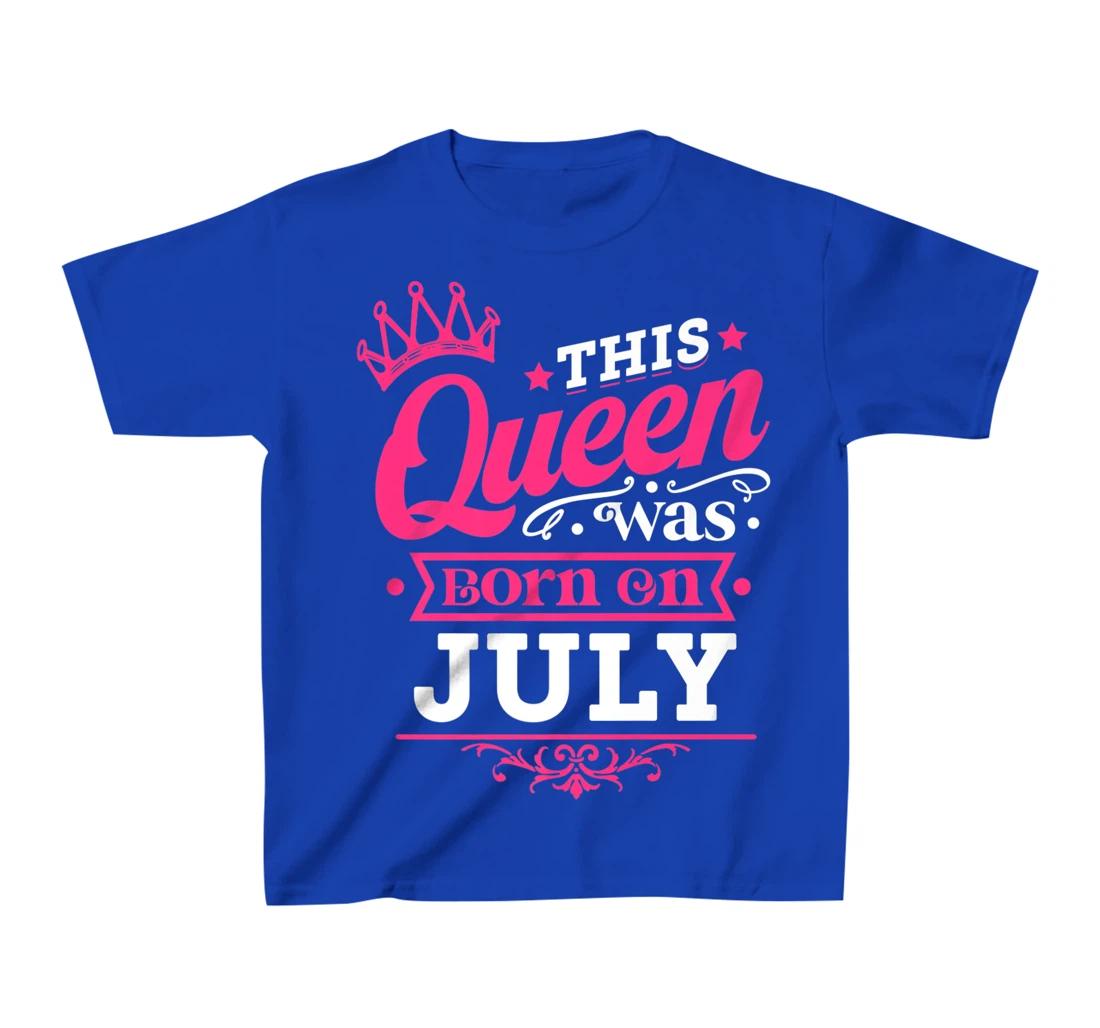 Wear Miss July Graphic Tee, This Queen Was Born On July T-Shirt, Kid T-Shirt and Women T-Shirt