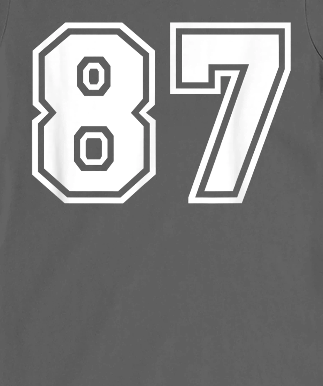 Number #87 Sports Jersey Lucky Favorite Number T-Shirt, Kid T-Shirt and Women T-Shirt