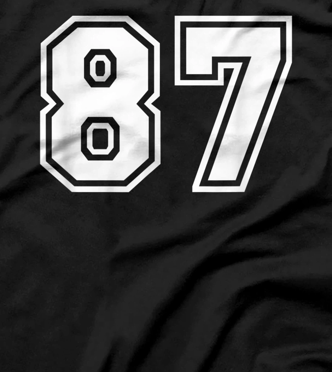 Number #87 Sports Jersey Lucky Favorite Number T-Shirt, Kid T-Shirt and Women T-Shirt