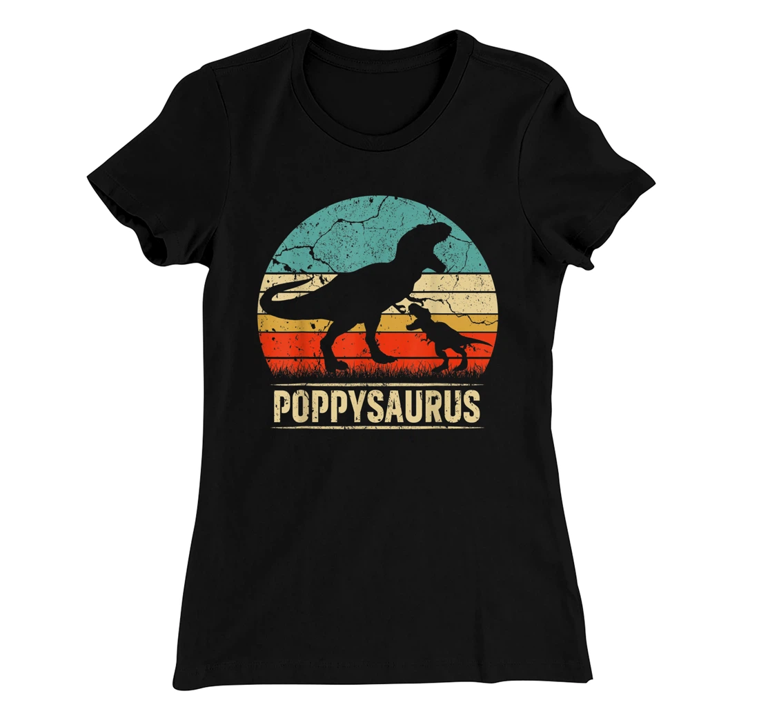 Poppysaurus T Rex Dinosaur Poppy Saurus Family Matching T-Shirt, Kid T-Shirt and Women T-Shirt