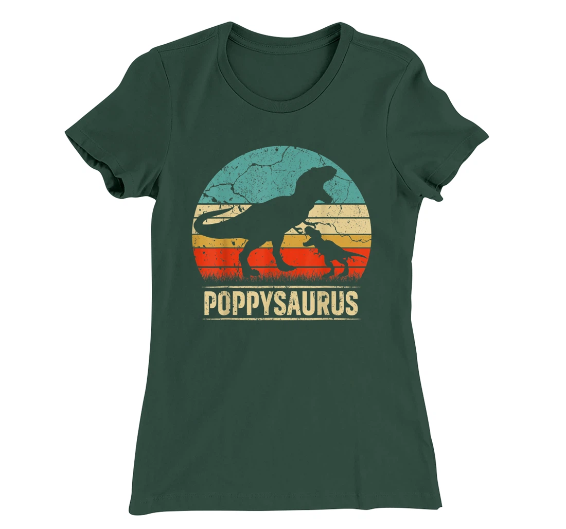 Poppysaurus T Rex Dinosaur Poppy Saurus Family Matching T-Shirt, Kid T-Shirt and Women T-Shirt