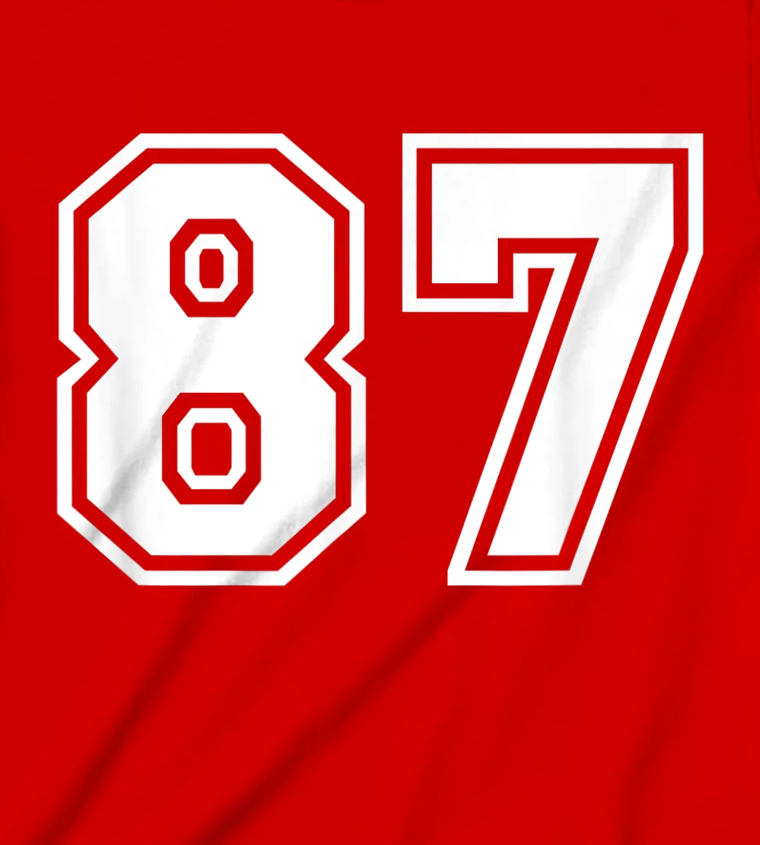 Number #87 Sports Jersey Lucky Favorite Number T-Shirt, Kid T-Shirt and Women T-Shirt