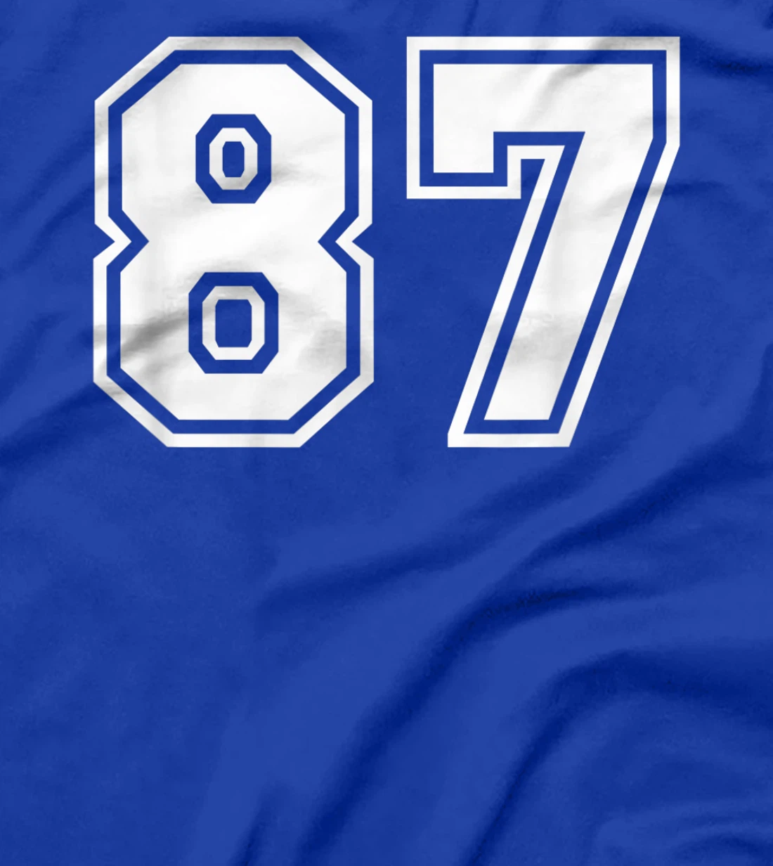 Number #87 Sports Jersey Lucky Favorite Number T-Shirt, Kid T-Shirt and Women T-Shirt