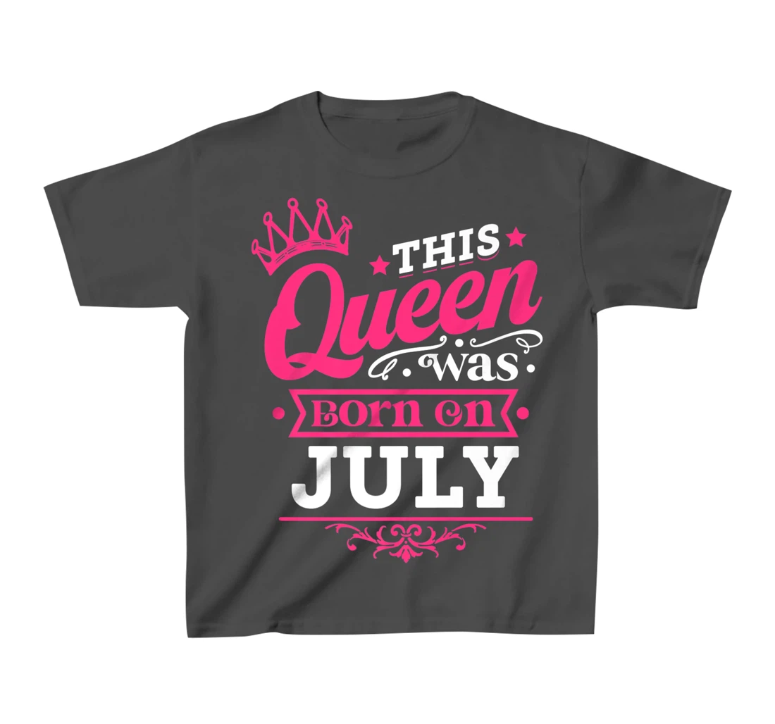Wear Miss July Graphic Tee, This Queen Was Born On July T-Shirt, Kid T-Shirt and Women T-Shirt