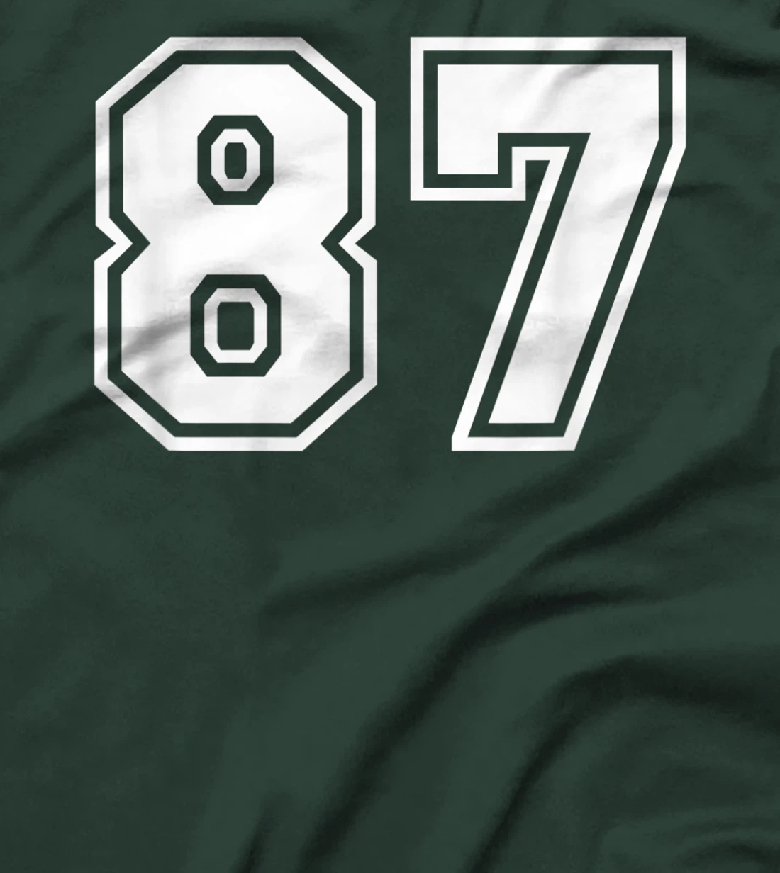 Number #87 Sports Jersey Lucky Favorite Number T-Shirt, Kid T-Shirt and Women T-Shirt