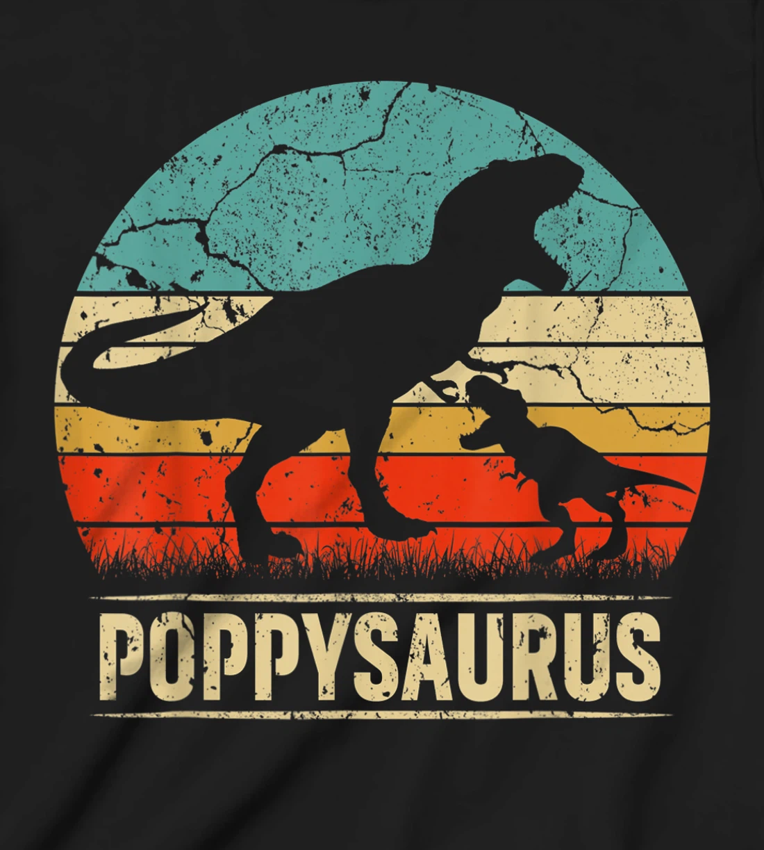 Poppysaurus T Rex Dinosaur Poppy Saurus Family Matching T-Shirt, Kid T-Shirt and Women T-Shirt