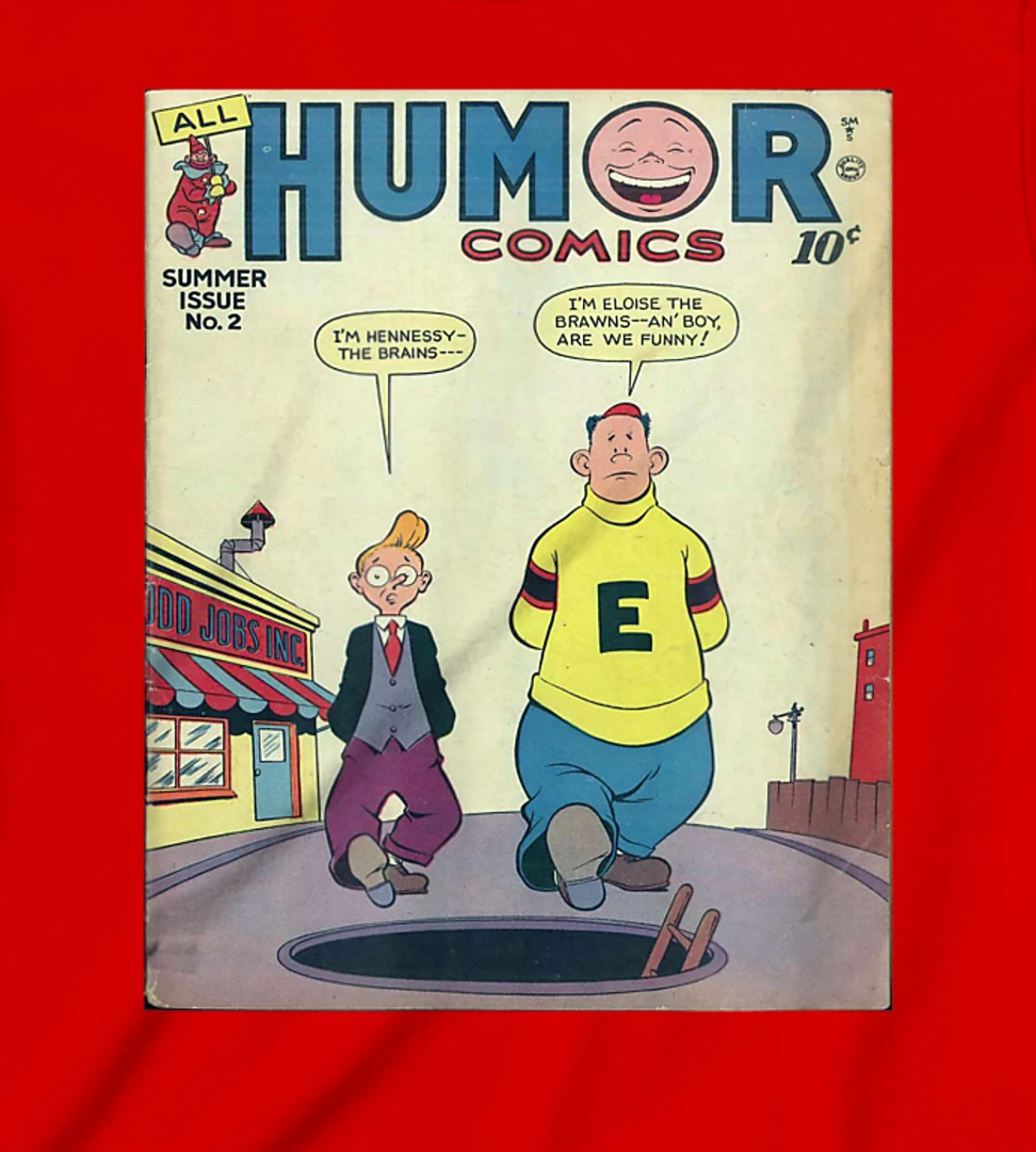 Retro Vintage Distressed Comic Book Humor Original Print T-Shirt, Kid T-Shirt and Women T-Shirt