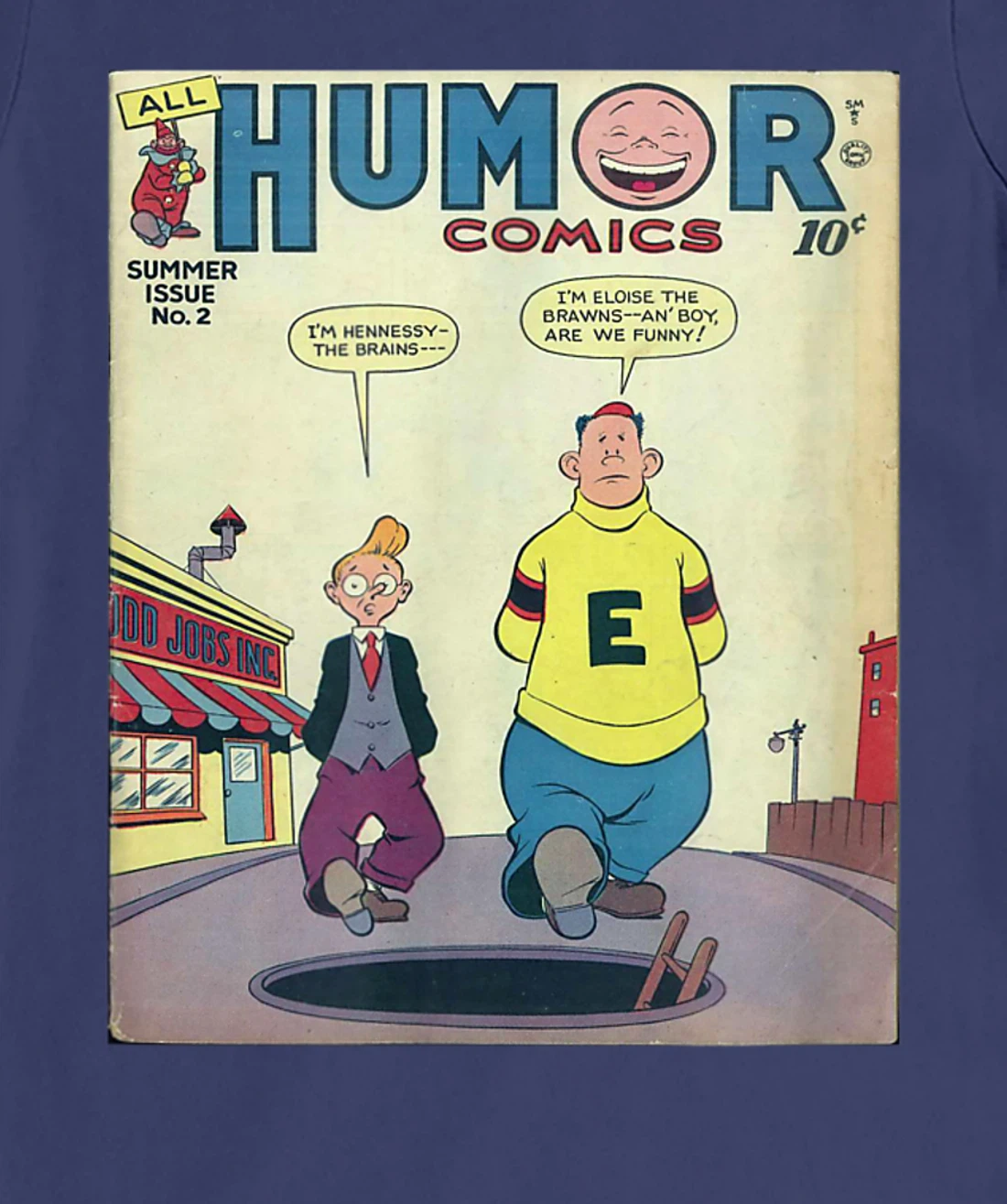 Retro Vintage Distressed Comic Book Humor Original Print T-Shirt, Kid T-Shirt and Women T-Shirt