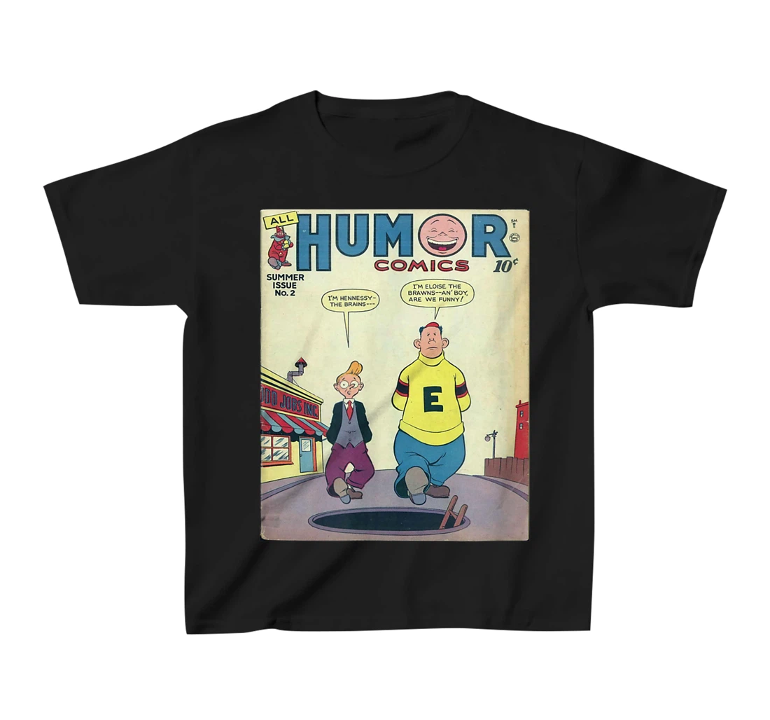 Retro Vintage Distressed Comic Book Humor Original Print T-Shirt, Kid T-Shirt and Women T-Shirt